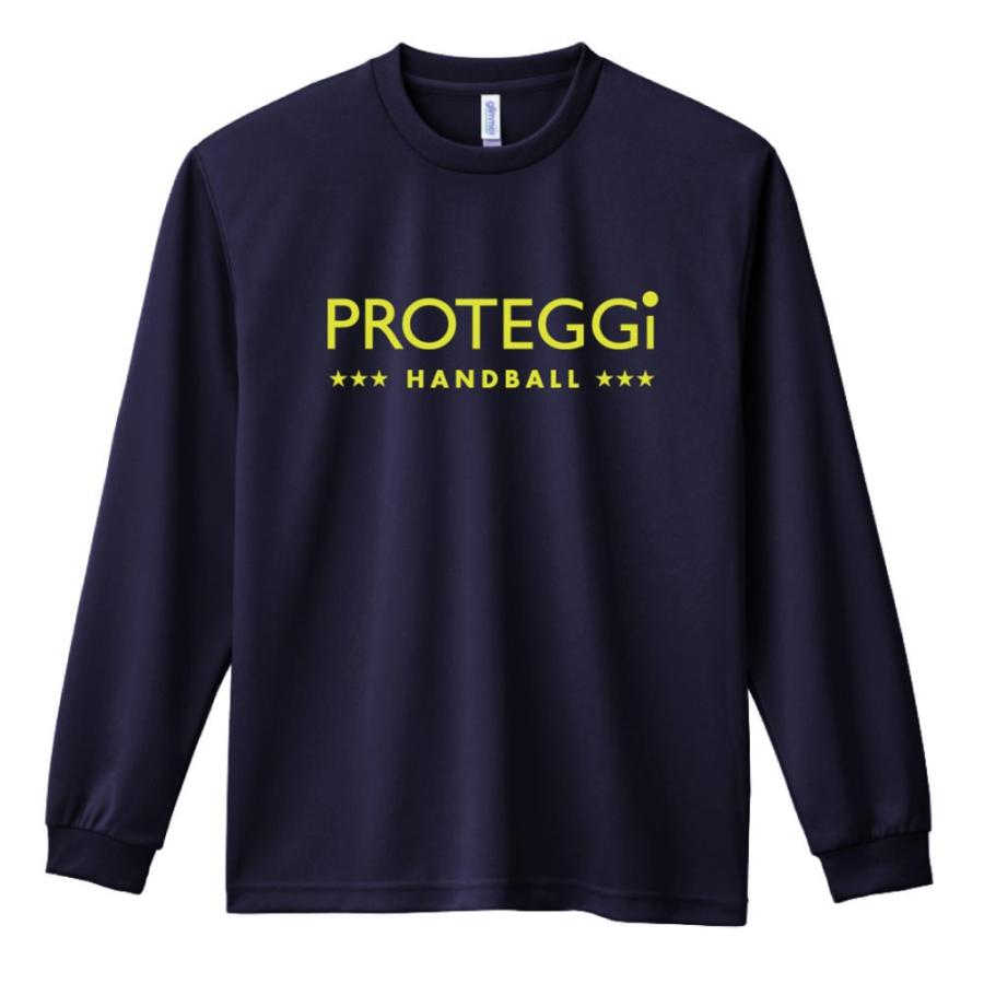 ハンドボール 長袖Tシャツ ハンドボールカートゥーン 七転び八起き編 標準サイズ XS-XL 全8色 ドライ プロテッジ PROTEGGi|proteggi|02