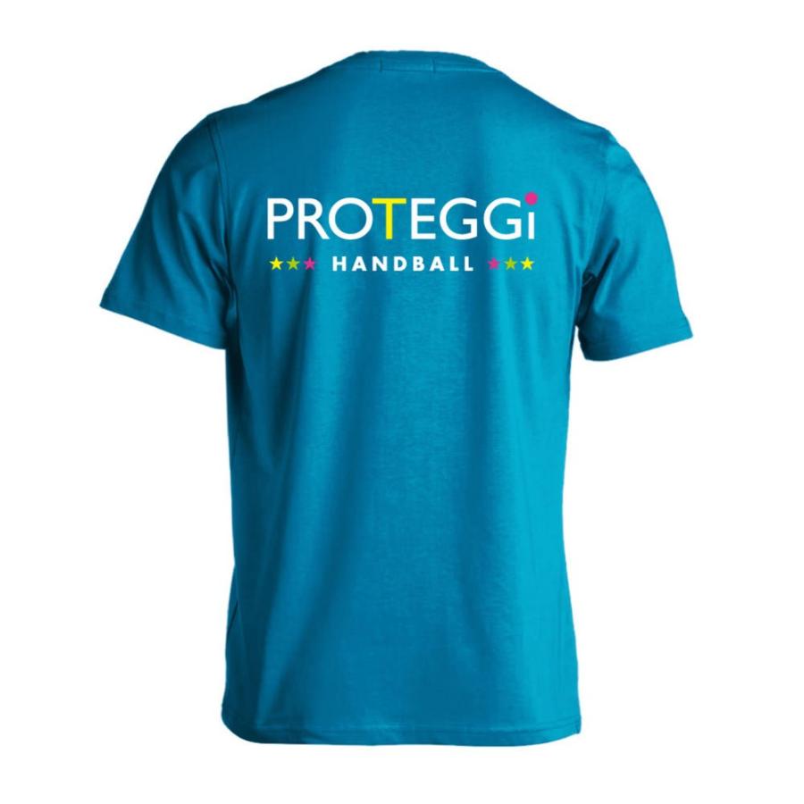 ハンドボール Tシャツ ウェア 半袖 ペンキアートな HANDBALL XXL以上 練習着 (プロテッジ)｜proteggi｜02