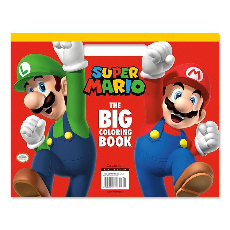 洋書】スーパーマリオ ビッグカラーリングブック [イラスト：ランダム