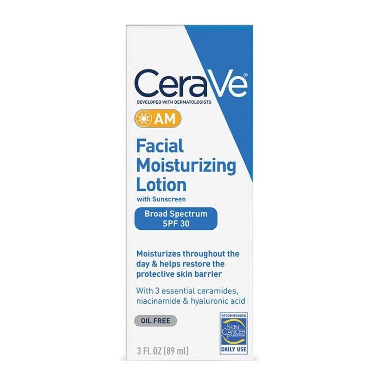 セラヴィ AM フェイシャル モイスチャライジング ローション SPF30 無香料 89ml (3floz) Cerave Facial Moisturizing Lotion AM 3oz オイルフリー｜proteinusa｜05