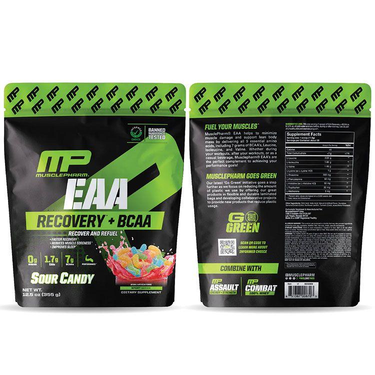 マッスルファーム EAA パウダー サワーキャンディー味 355g (12.5oz) MusclePharm Essentials EAA Recovery + BCAA SOUR CANDY アミノ酸 ワークアウト｜proteinusa｜04