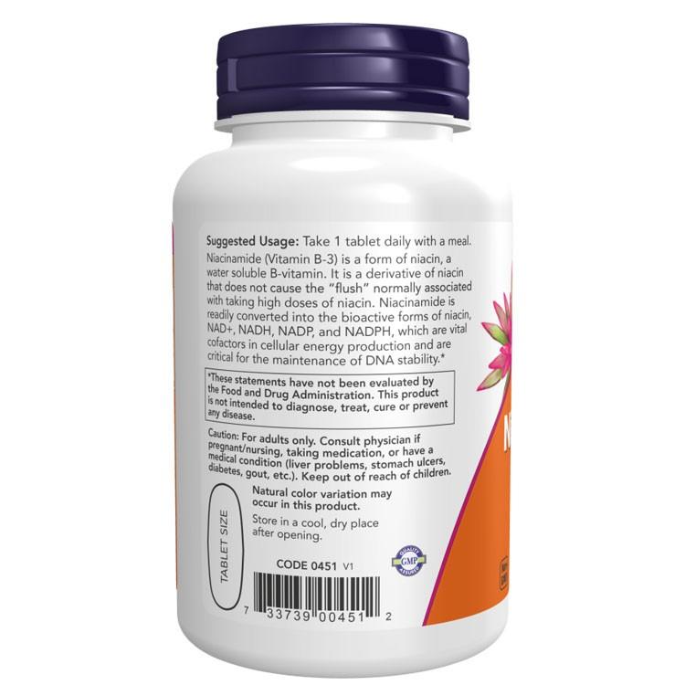 ナウフーズ ナイアシンアミド 1000mg 90粒 タブレット NOW Foods 
