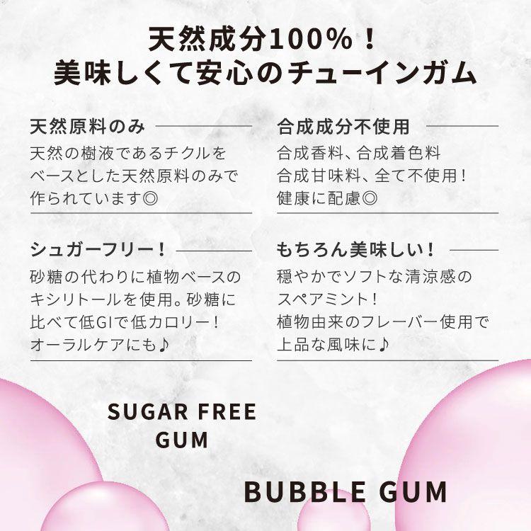 シンプリーガム シュガーフリーガム チューインガム バブルガム味 15粒