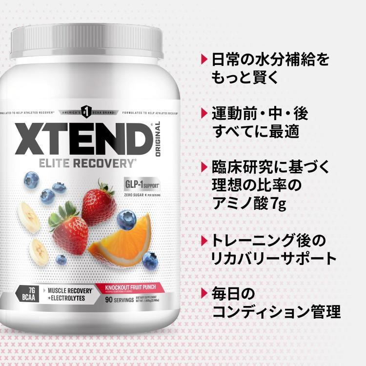 エクステンド ノックアウトフルーツパンチ味 90回分 Scivation サイ