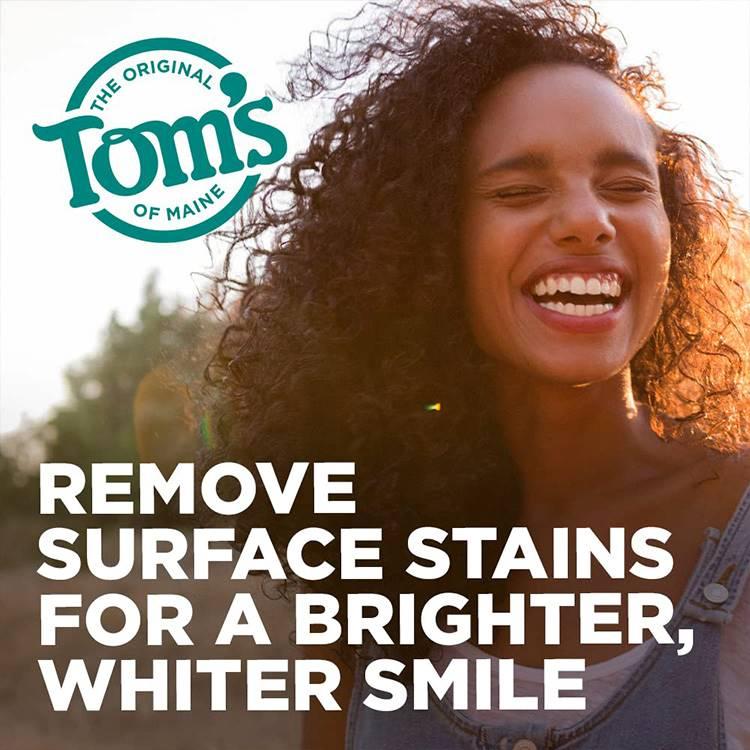 トムズオブメイン フッ素不使用 アンチプラーク&ホワイトニング 歯磨き粉 スペアミント 155.9g (5.5 oz) Tom's of Maine Toothpaste｜proteinusa｜05