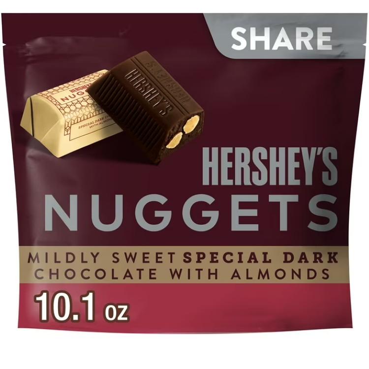 ハーシーズ ナゲット スペシャルダークチョコレート アーモンド入り