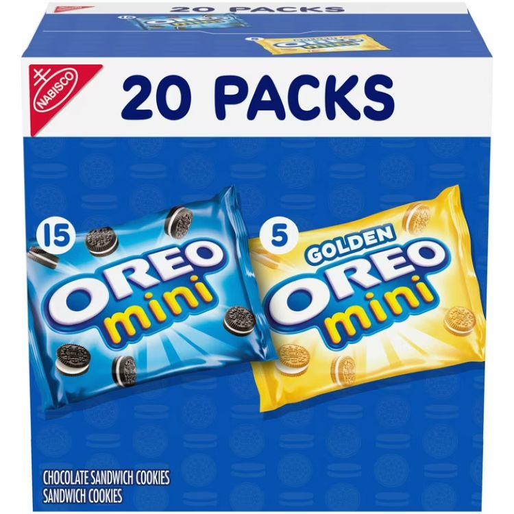 オレオ ミニミックスサンドイッチクッキー バラエティパック 20個 OREO Mini Mix Sandwich Cookies ...