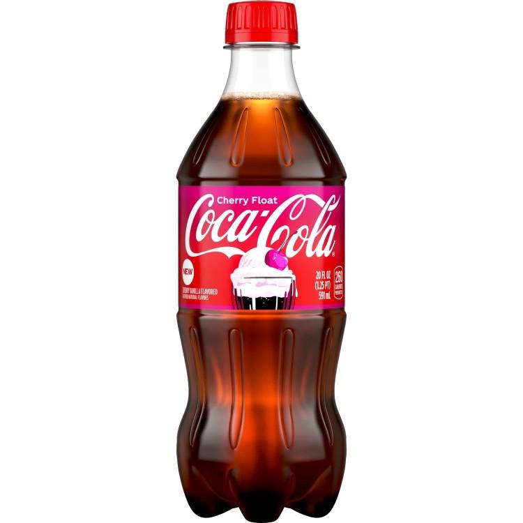 コカ・コーラ チェリーフロート ソーダポップボトル 591ml 1本 Coca