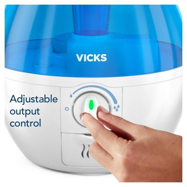 超音波式加湿器 寝室 / 子ども部屋向け 1.89L（0.5gal） ブルー Vicks
