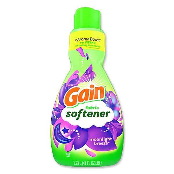 ゲイン ファブリックソフトナー 衣類用 柔軟剤 液体 ムーンライトブリーズの香り 48回分(1.23L) Gain Liquid Fabric