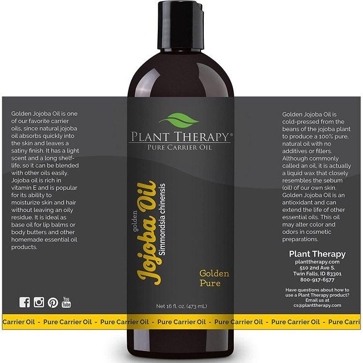 プラントセラピー ホホバゴールデンキャリアオイル 473ml Plant Therapy Golden Jojoba Oil キャリアオイル スキンケア ヘアケア ボディケアの画像