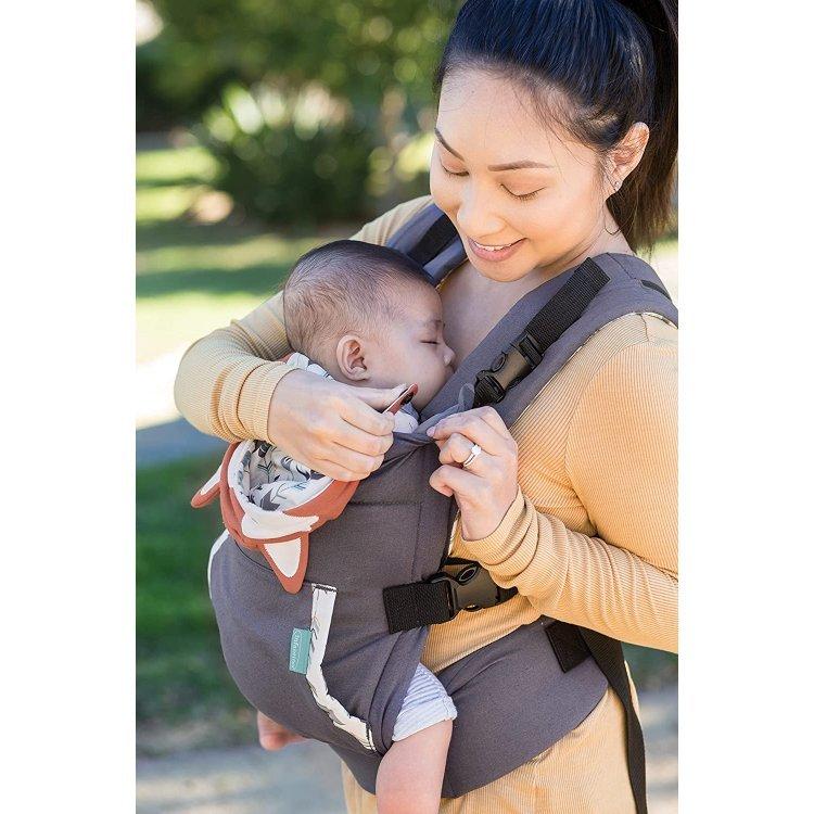インファンティーノ カドルアップ フォックス 抱っこ紐 Infantino CUDDLEUP FOX ベビーキャリア キツネ フード 人間工学 2way おんぶの画像