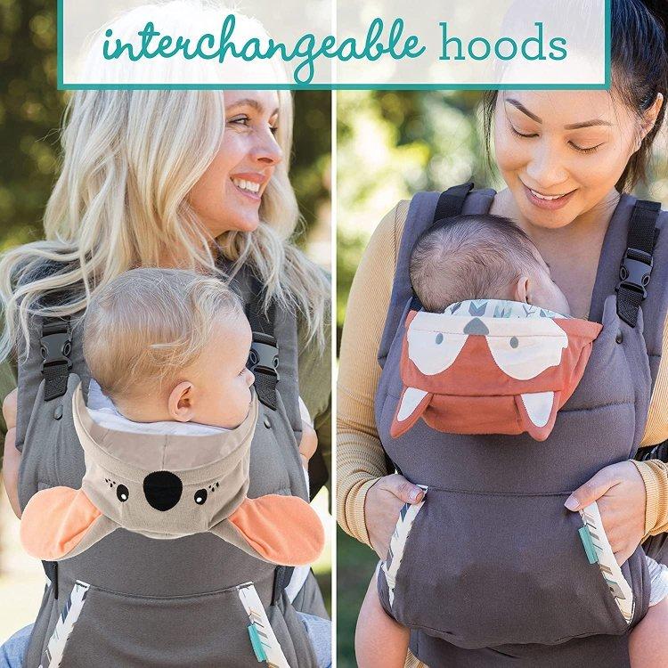 インファンティーノ カドルアップ キャリア フォックス&コアラ フード 抱っこ紐 Infantino CUDDLE UP FOX CARRIER AND KOALA HOOD｜proteinusa｜05