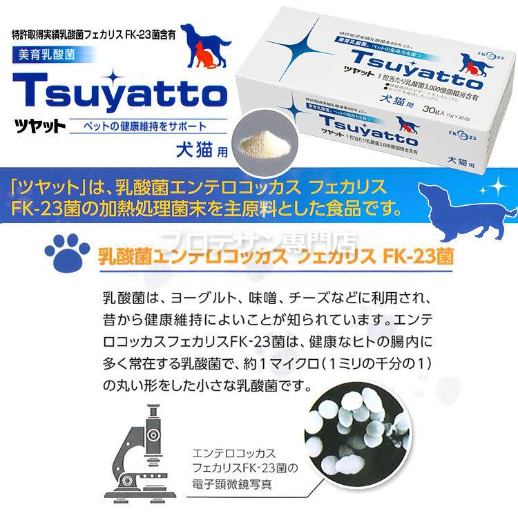 ツヤット 30包◇2箱セット Tsuyatto ペット用乳酸菌 ニチニチ製薬