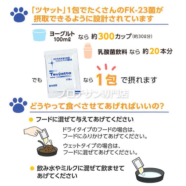 ツヤット 30包◇2箱セット Tsuyatto ペット用乳酸菌 ニチニチ製薬