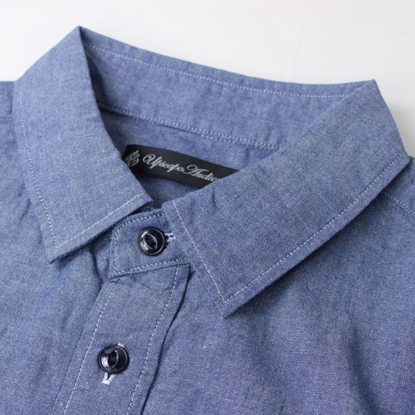 Audience オーディエンス 日本製 播州織 ダンガリー レギュラーカラー ボクシーAライン 長袖ワークシャツ AUD6581 | Audience | 05