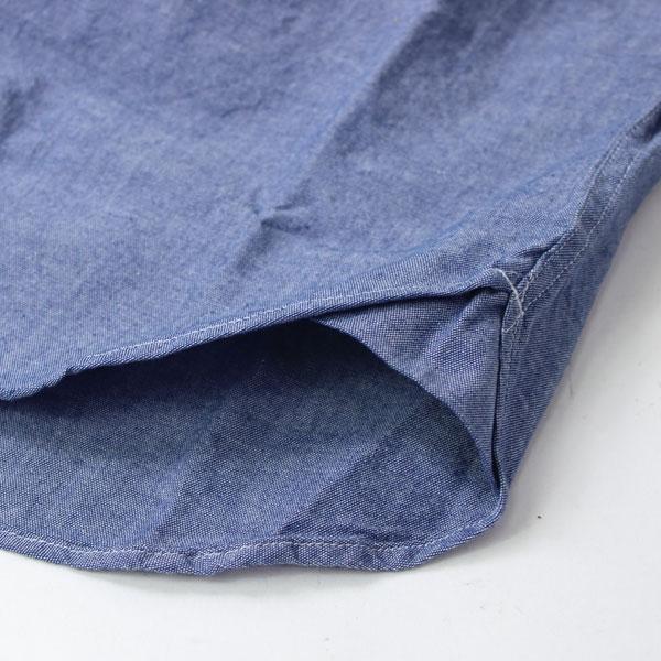 Audience オーディエンス 日本製 播州織 ダンガリー レギュラーカラー ボクシーAライン 長袖ワークシャツ AUD6581 | Audience | 07