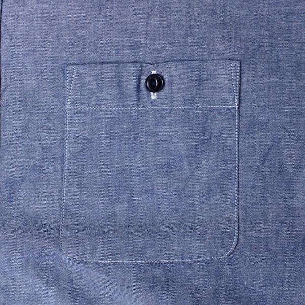 Audience オーディエンス 日本製 播州織 ダンガリー レギュラーカラー ボクシーAライン 長袖ワークシャツ AUD6581 | Audience | 08