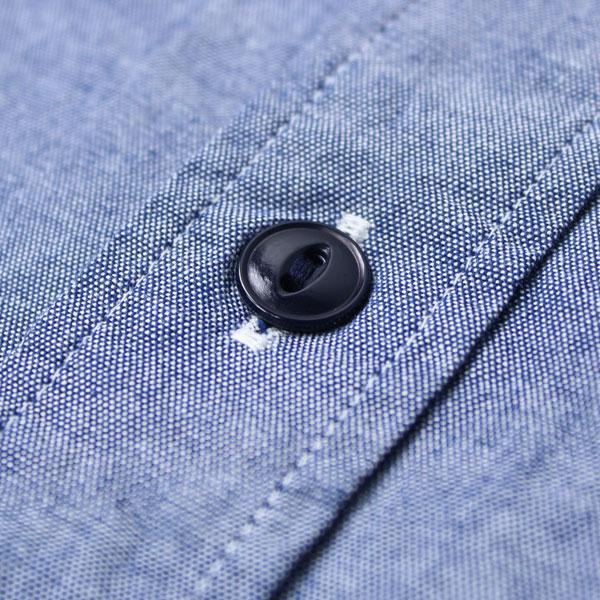 Audience オーディエンス 日本製 播州織 ダンガリー レギュラーカラー ボクシーAライン 長袖ワークシャツ AUD6581 | Audience | 09