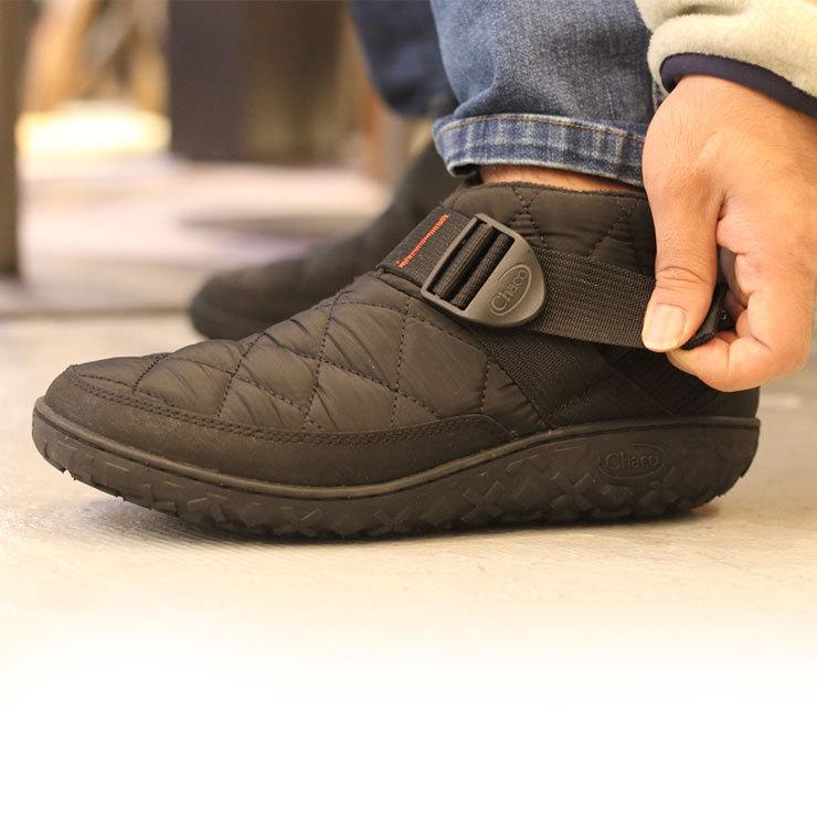 スノーブーツ / チャコ メンズ ウィンターシューズ Chaco ランブル パフ ブラック オリーブ スノーシューズ モック スリッポン Ms RAMBLE PUFF | CHACO | 03