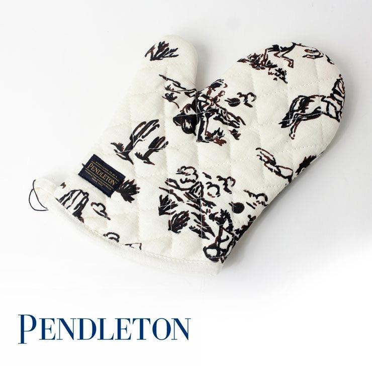 PENDLETON ペンドルトン ラリアットP　ミトン　キャンプ キッチングッズ アウトドア 柄 なべつかみ コットン 麻 リネン | PENDLETON