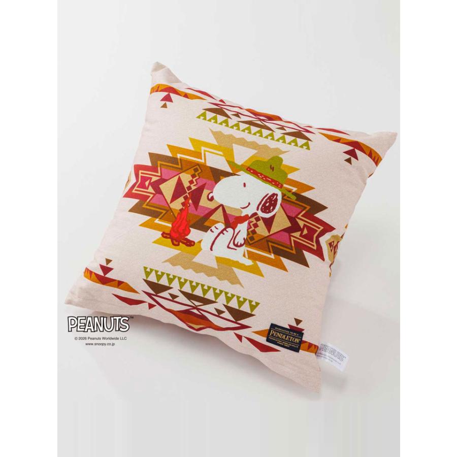 PENDLETON ペンドルトン PEANUTS Cushion Cover Highland Peak クッションカバー ハイランドピーク スヌーピー 45×45 コットン インテリア キャンプ アウトドア | PENDLETON