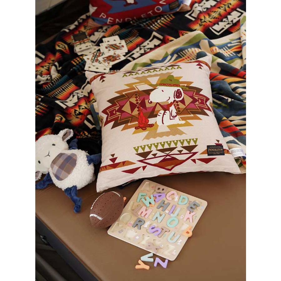 PENDLETON ペンドルトン PEANUTS Cushion Cover Highland Peak クッションカバー ハイランドピーク スヌーピー 45×45 コットン インテリア キャンプ アウトドア | PENDLETON | 05