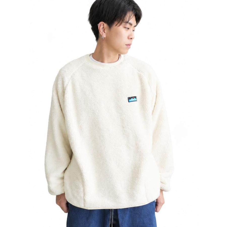 KAVU カブー シャギークルー 19822313 メンズ フリース プルオーバー クルーネック ボアフリース 長袖 軽量 保温 アウトドア キャンプ 秋冬 | KAVU | 05