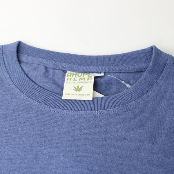 A HOPE HEMP ア ホープヘンプ オーガニックコットン レギュラー S/S Tee tシャツ メンズ レディース STG001NCの画像