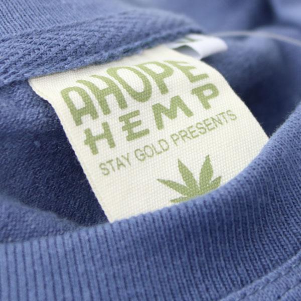 A HOPE HEMP ア ホープヘンプ オーガニックコットン レギュラー S/S Tee tシャツ メンズ レディース STG001NCの画像