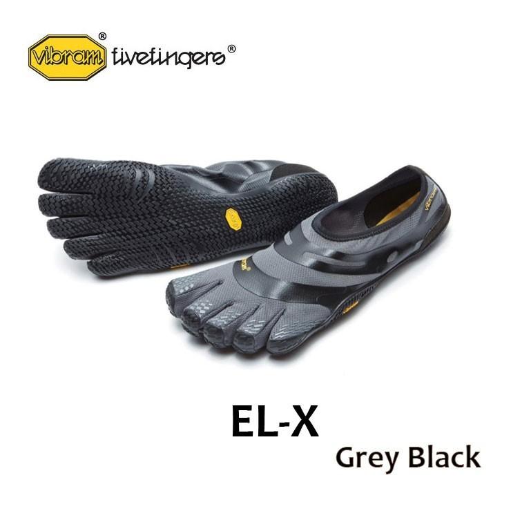 5本指シューズ メンズ vibram fivefingers ビブラム ファイブフィンガーズ Men`s EL-X Grey/Black 16M0101 | Vibram FiveFingers