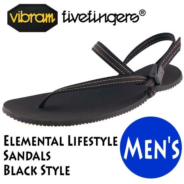 サンダル メンズ EARTH RUNNERS アースランナーズ Vibram FiveFingers ビブラム Elemental Lifestyle Sandals Black Style 19ES0001 | Vibram FiveFingers