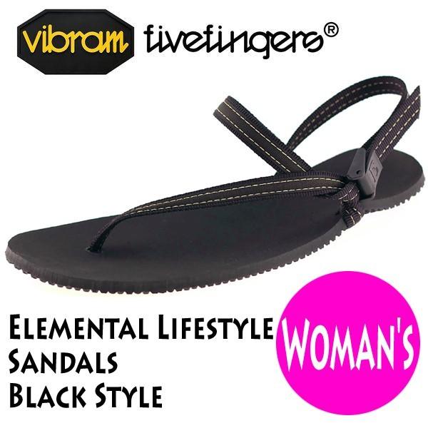 サンダル レディース EARTH RUNNERS Vibram FiveFingers ビブラム Woman's Elemental Lifestyle Sandals Black Style 19ES0001 | Vibram FiveFingers