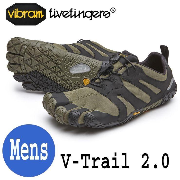 5本指シューズ メンズ Vibram Fivefingers ビブラム ファイブフィンガーズ V Trail 2 0 Ivy Black 19m7602 Bjs19m7602 Protocol 通販 Yahoo ショッピング