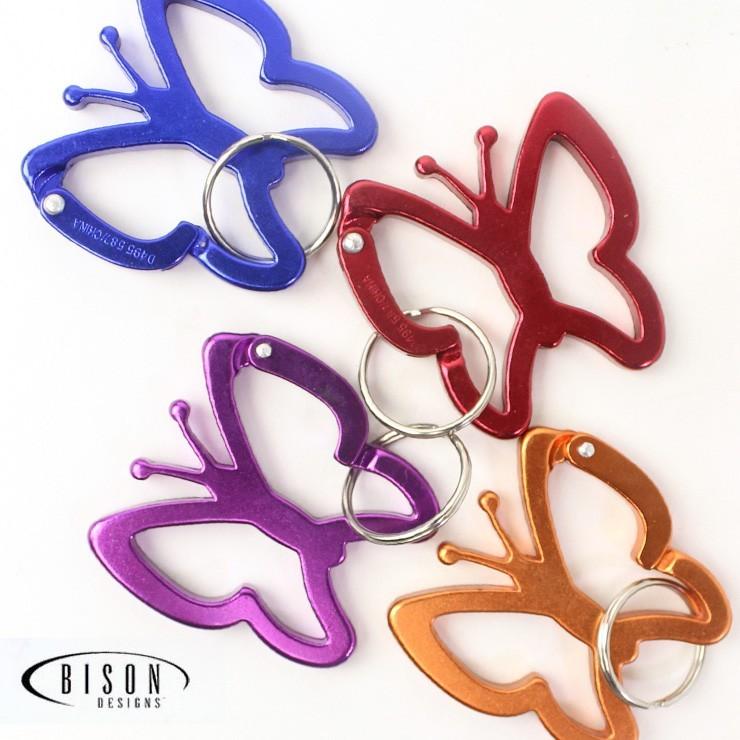 BISON DESIGNS バイソンデザイン BUTTERFLY 132BU カラビナ / アウトドア フェス キャンプ ハイキング キーリング キーホルダー | BISON DESIGNS