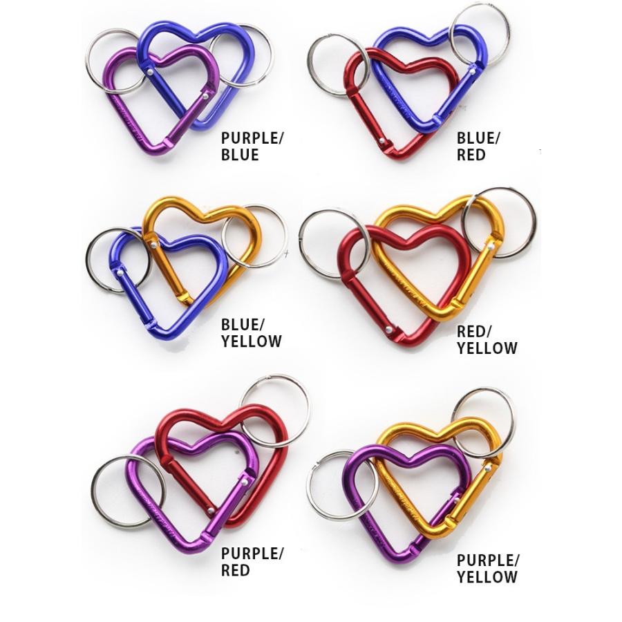BISON DESIGNS バイソンデザインズ MICRO HEART -2PEACE /ハート カラビナ キーホルダー アウトドア | BISON DESIGNS | 03