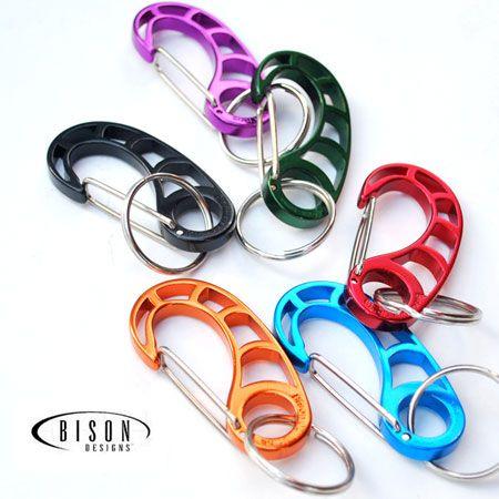 キーホルダー Bison Designs バイソンデザイン AIR HOOK カラビナ メンズ レディース カラビナ キャンプ 服 | BISON DESIGNS