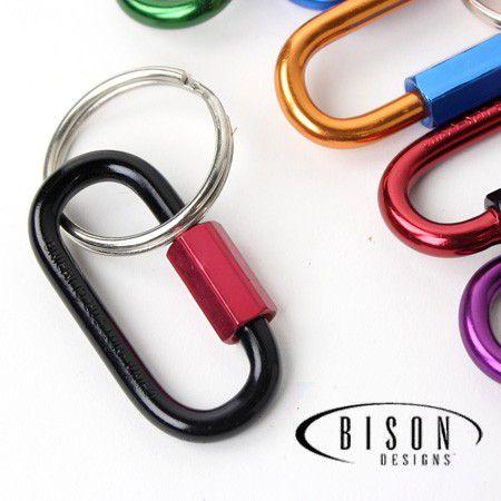 キーホルダー カラビナフック キャンプ 小物 フェス バイソン カラビナ BISON DESIGNS バイソンデザインズ チェーンリンク | BISON DESIGNS