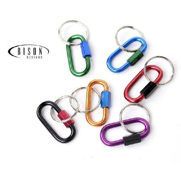 キーホルダー カラビナフック キャンプ 小物 フェス バイソン カラビナ BISON DESIGNS バイソンデザインズ チェーンリンク | BISON DESIGNS | 01