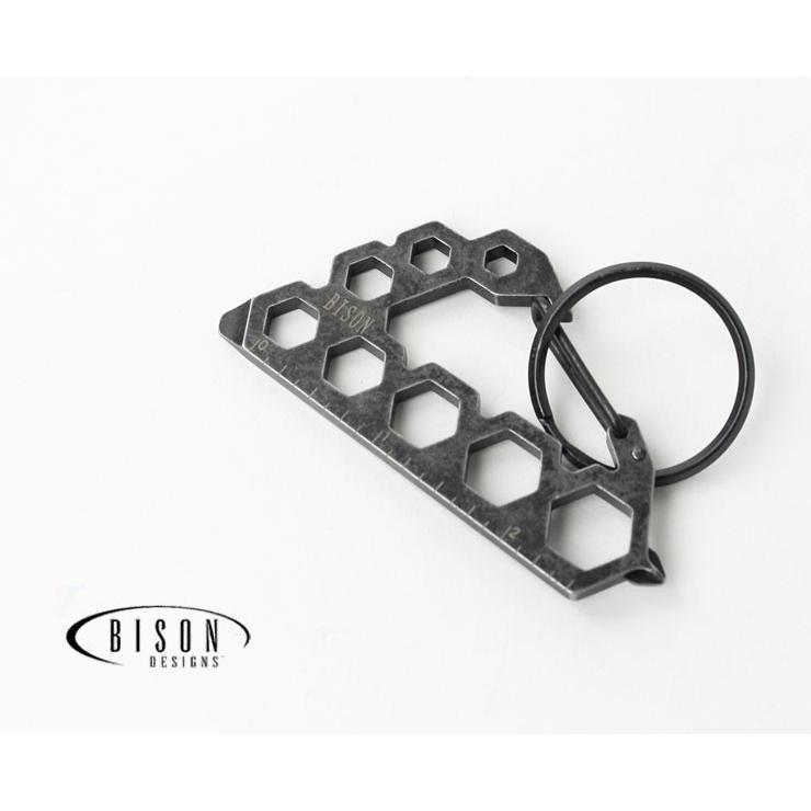 キーホルダー カラビナフック キャンプ 小物 フェス BISON DESIGNS バイソンデザインズ KOOL TOOL CARABINER キーホルダー | BISON DESIGNS | 01