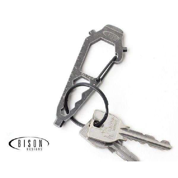 キーホルダー キャンプ BISON DESIGNS バイソンデザイン KOOL TOOL KLIP-BIKER/カラビナ キーホルダー 栓抜き | BISON DESIGNS | 01