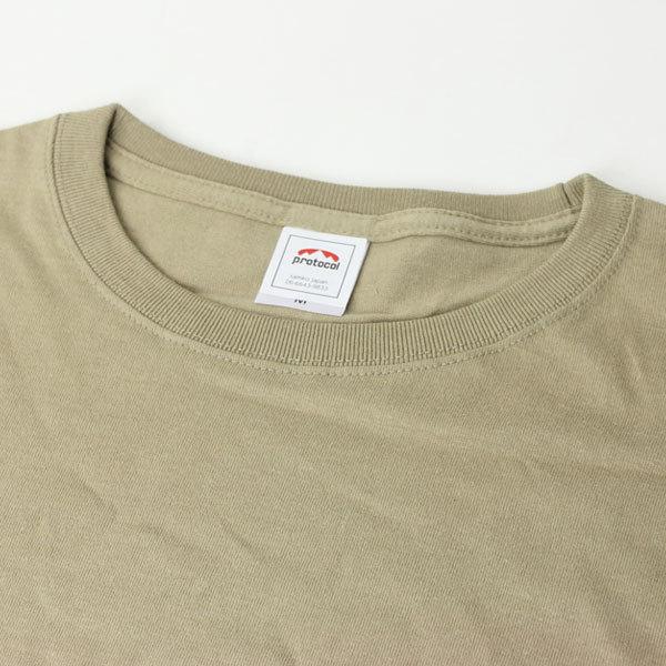 5分袖 Tシャツ メンズ 大きいサイズ ビッグTシャツ ビッグシルエット 無地 五分袖 ポケット付き | protocol | 09