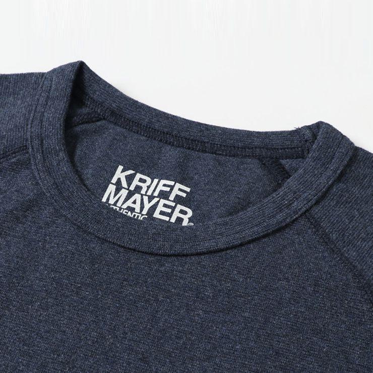 クリフメイヤー tシャツ メンズ KRIFF MAYER クリフメイヤー スーパーヘビーリップル 7分袖 TEE MENS 1957206 無地 定番 七分袖 | KRIFF MAYER | 01