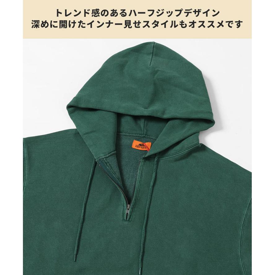 KRIFF MAYER クリフメイヤーヘビーウェイトピグメントハーフZIP 2425805 パーカー 裏毛 14.1オンス ヘビーウェイト | KRIFF MAYER | 08