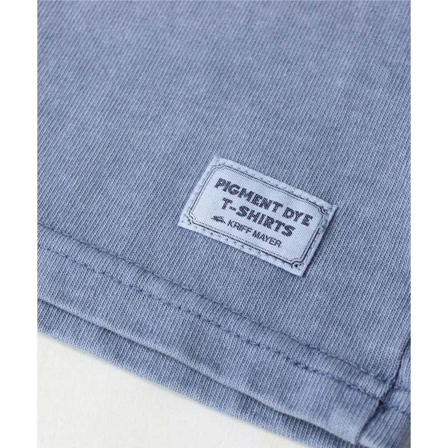 KRIFF MAYER クリフメイヤー ヘビーオンスピグメントロンTee  メンズ Tシャツ 2435807 サックス(70) | KRIFF MAYER | 05