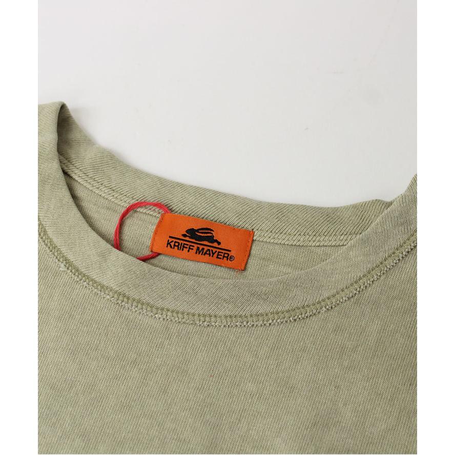 KRIFF MAYER クリフメイヤー ヘビーオンスピグメントロンTee  メンズ Tシャツ 2435807 ネイビー(79) | KRIFF MAYER | 03