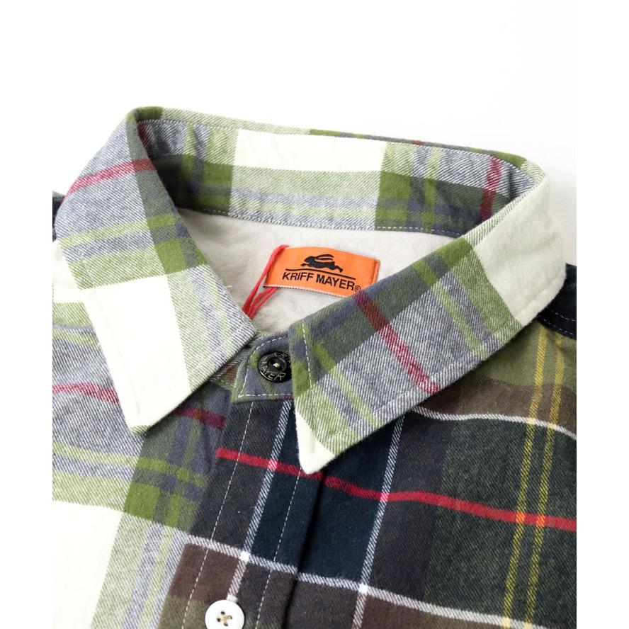 KRIFF MAYER クリフメイヤー ビエラチェック長袖シャツ 2516300 ユニセックス 綿100 コットン 微起毛 カジュアル | KRIFF MAYER | 10