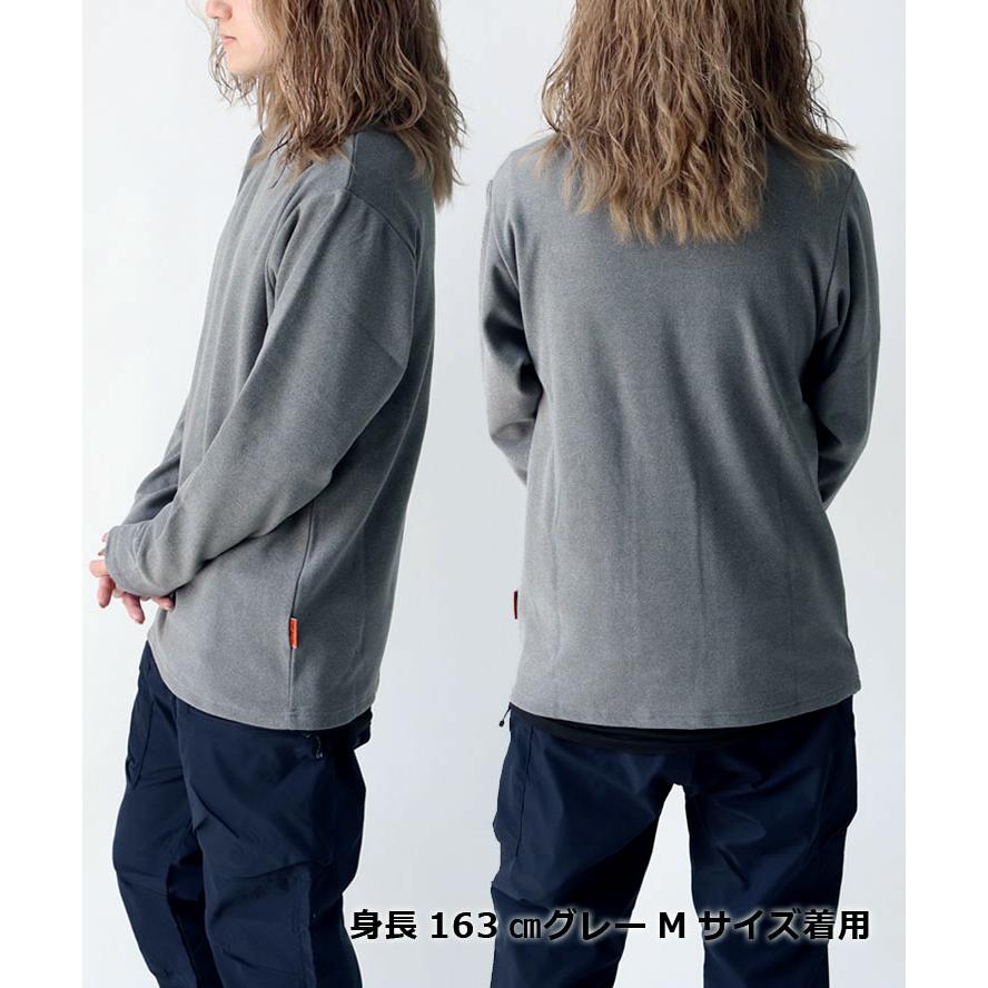 KRIFF MAYER クリフメイヤー もちのびクルーネックインナー長袖 2525600 フリース メンズ レディース Mサイズ Lサイズ XLサイズ | KRIFF MAYER | 06