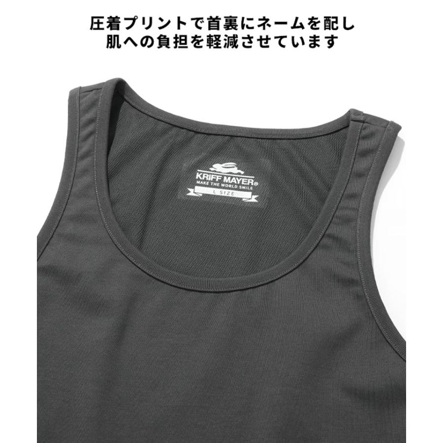KRIFF MAYER クリフメイヤー タンクトップ メンズ 超速乾 2557102 春夏 ノースリーブ ドライ 吸汗速乾 インナー スポーツ カジュアル | KRIFF MAYER | 08