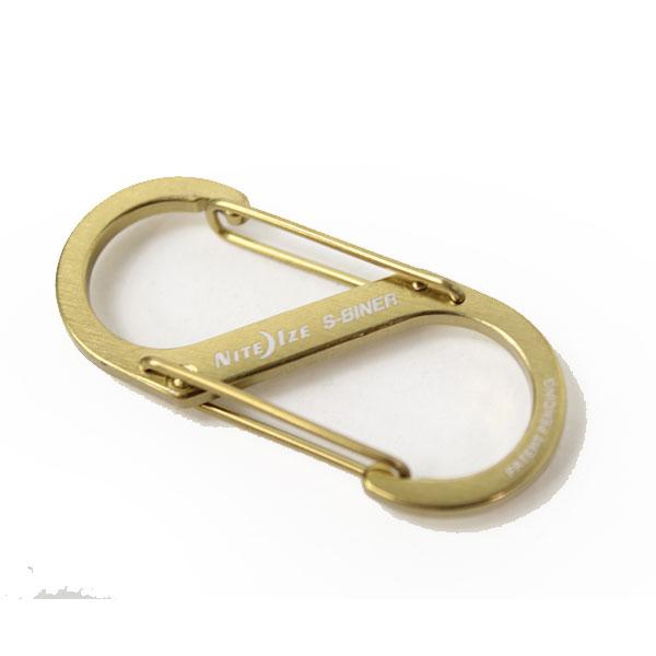 カラビナ キーホルダー NITEIZE ナイトアイズ エスビナーブラス #2 NI02707 ゴールド(SB220) / 男性 女性 メンズ レディース キーリング | NITE IZE | 03
